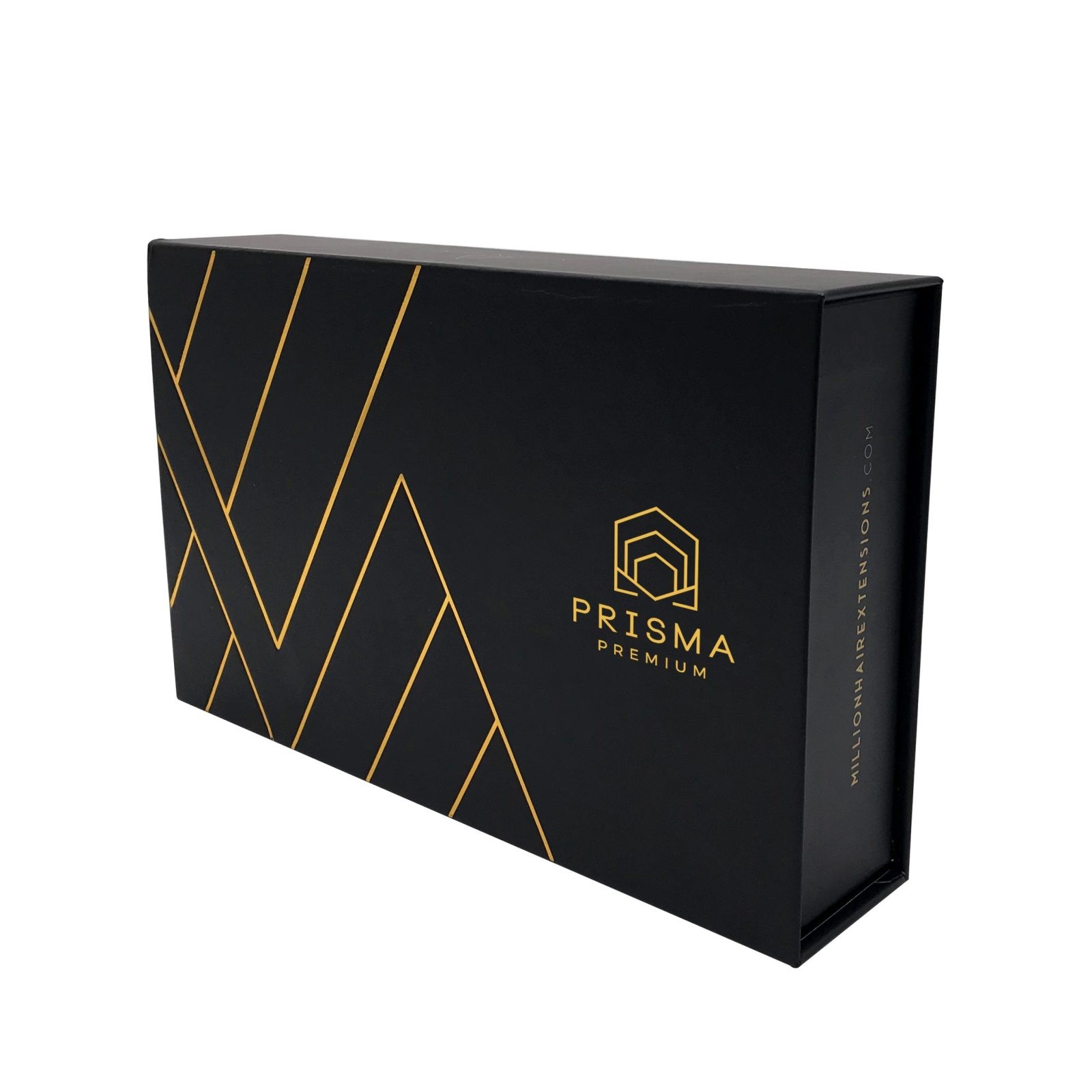 Black Shipping Paper Box Hair Weave Packaging Boxes Flip Top Wig Box with Magnetic Closure Black Shipping Paper Box Hair Weave Packaging Boxes Flip Top Wig Box with Magnetic Closure