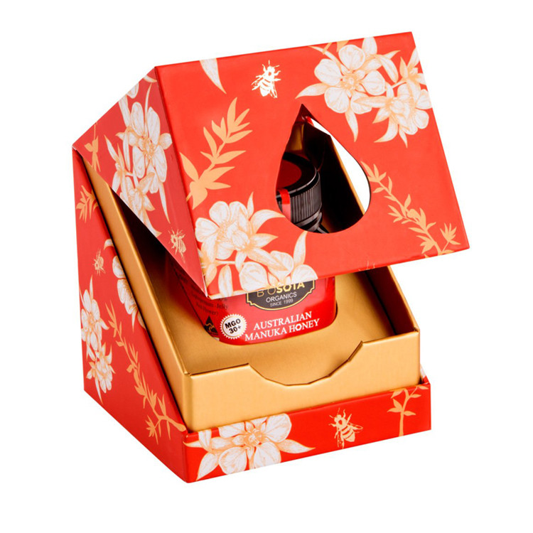 Creative Honey Box with Window Display - Ideal for Showcasing Your Honey Products