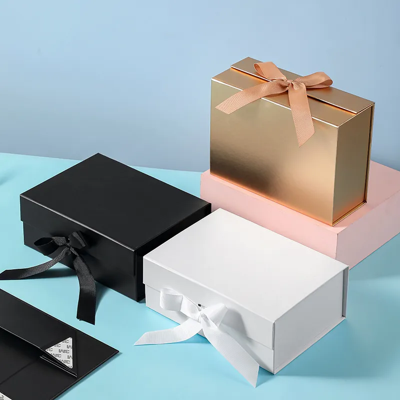 Wholesale Recyclable Magnetic Folding Jewelry Box Custom Logo Necklace Packaging Embossing Matt Lamination Eco-Friendly Gift Wholesale Recyclable Magnetic Folding Jewelry Box Custom Logo Necklace Packaging Embossing Matt Lamination Eco-Friendly Gift