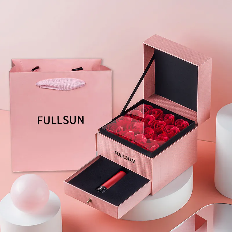 Suppliers Customized Sell Luxury square Rose Holiday Jewelry Creative Drawer Gift Paper Packaging Boxes for Flowers Bouquets Suppliers Customized Sell Luxury square Rose Holiday Jewelry Creative Drawer Gift Paper Packaging Boxes for Flowers Bouquets