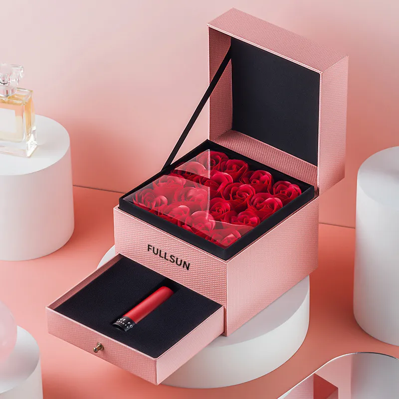 Suppliers Customized Sell Luxury square Rose Holiday Jewelry Creative Drawer Gift Paper Packaging Boxes for Flowers Bouquets Suppliers Customized Sell Luxury square Rose Holiday Jewelry Creative Drawer Gift Paper Packaging Boxes for Flowers Bouquets