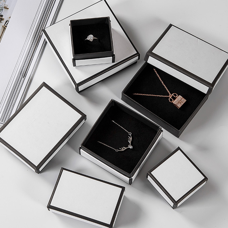 Customize Drawer Box Jewelry Storage Ring Box Earrings Bracelet UV Hot Stamping Custom Logo Size Corrugated Board High-End Customize Drawer Box Jewelry Storage Ring Box Earrings Bracelet UV Hot Stamping Custom Logo Size Corrugated Board High-End