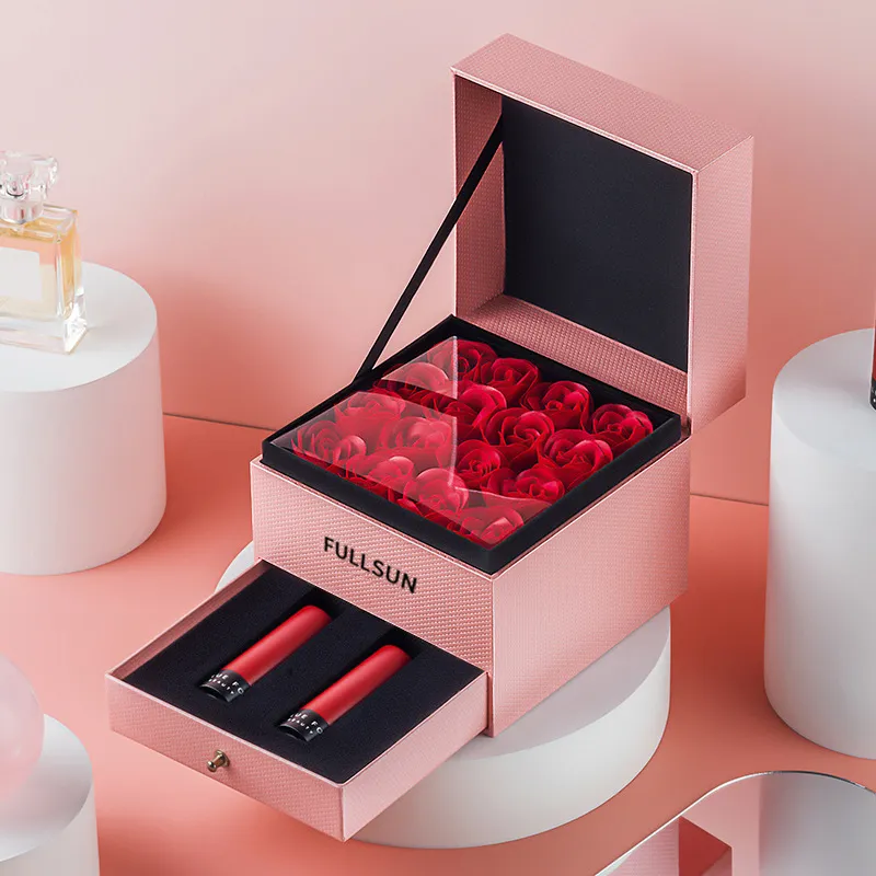 Suppliers Customized Sell Luxury square Rose Holiday Jewelry Creative Drawer Gift Paper Packaging Boxes for Flowers Bouquets Suppliers Customized Sell Luxury square Rose Holiday Jewelry Creative Drawer Gift Paper Packaging Boxes for Flowers Bouquets