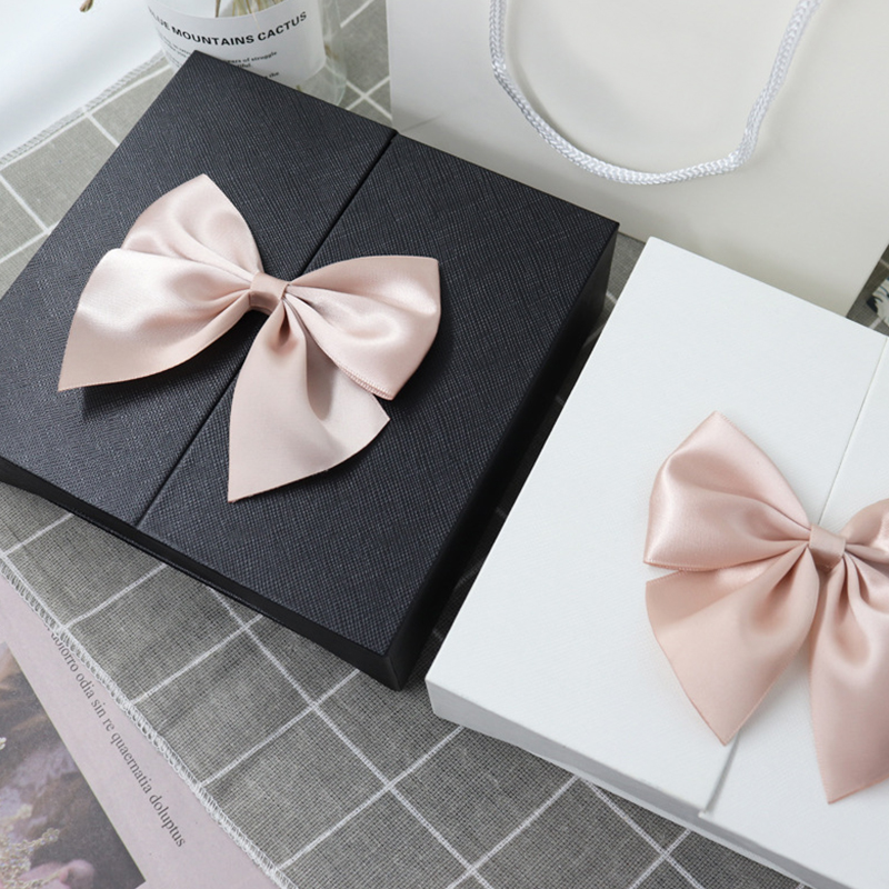 Custom Luxury Bowknot Handmade Embossed Matt Laminated Magnetic Rigid Paper Gift Boxes Set for Wedding Birthday Party Custom Luxury Bowknot Handmade Embossed Matt Laminated Magnetic Rigid Paper Gift Boxes Set for Wedding Birthday Party