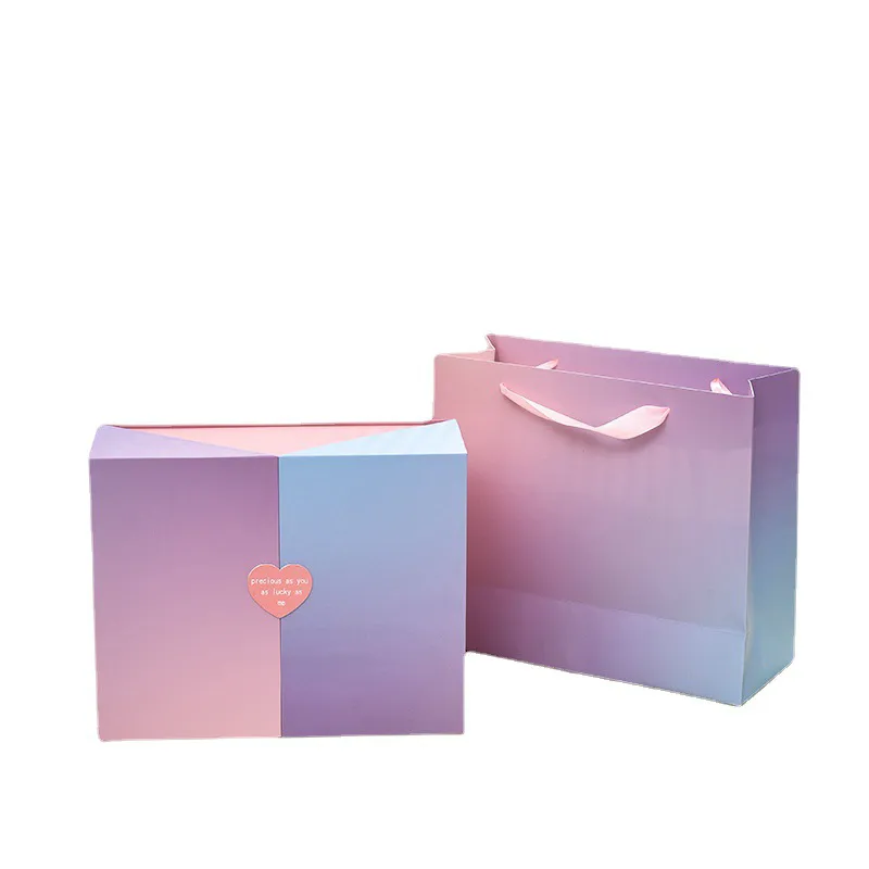 Customizable Factory Recyclable Rigid Paper Gift Box Double-Opening with Magnetic Closure Portable Present for Cosmetics Customizable Factory Recyclable Rigid Paper Gift Box Double-Opening with Magnetic Closure Portable Present for Cosmetics