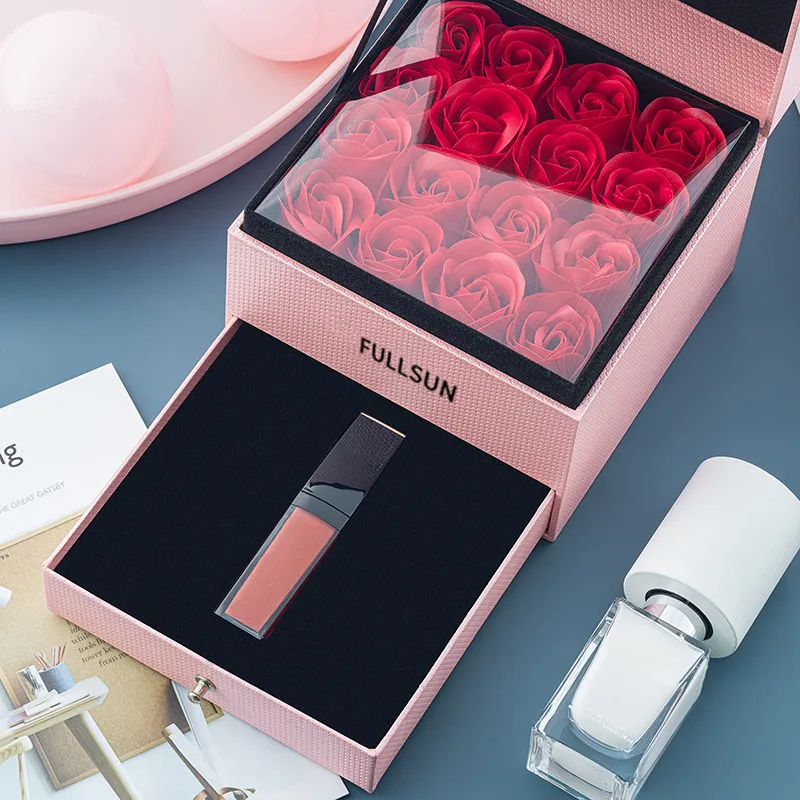 Suppliers Customized Sell Luxury square Rose Holiday Jewelry Creative Drawer Gift Paper Packaging Boxes for Flowers Bouquets Suppliers Customized Sell Luxury square Rose Holiday Jewelry Creative Drawer Gift Paper Packaging Boxes for Flowers Bouquets