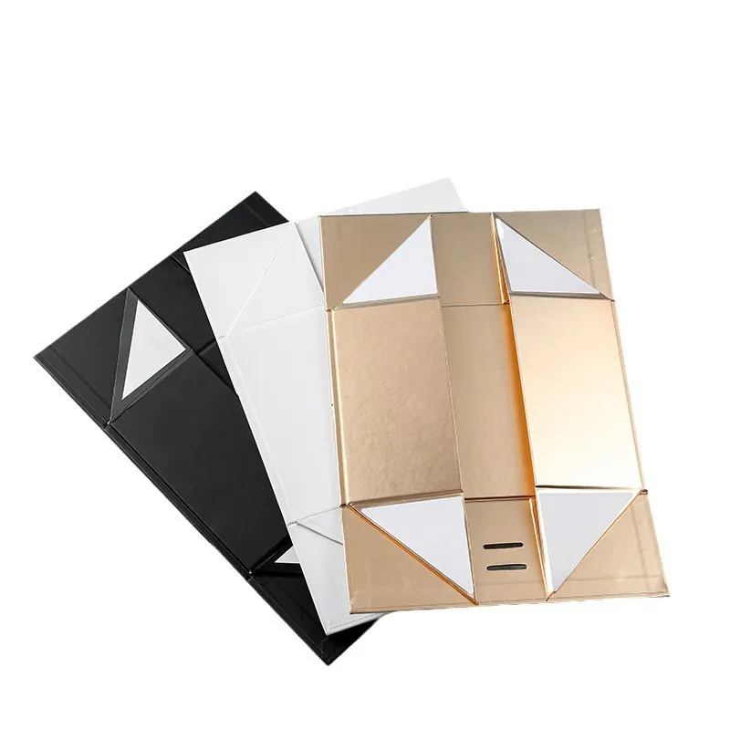 Wholesale Recyclable Magnetic Folding Jewelry Box Custom Logo Necklace Packaging Embossing Matt Lamination Eco-Friendly Gift Wholesale Recyclable Magnetic Folding Jewelry Box Custom Logo Necklace Packaging Embossing Matt Lamination Eco-Friendly Gift