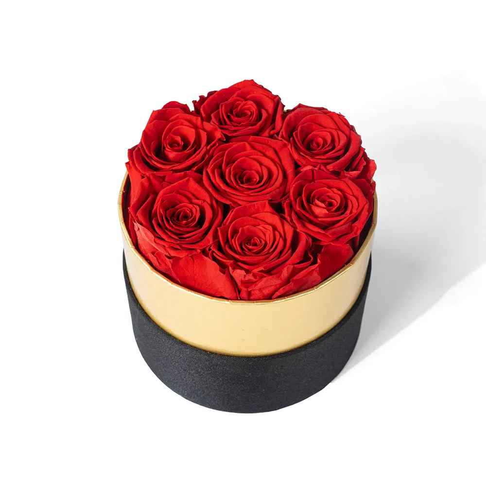 Handmade Eternal Flower Roses Valentine's Day Cross-Border Trade Gift Bouquet Hug Bucket Gift DIY Real Flowers Handmade Eternal Flower Roses Valentine's Day Cross-Border Trade Gift Bouquet Hug Bucket Gift DIY Real Flowers