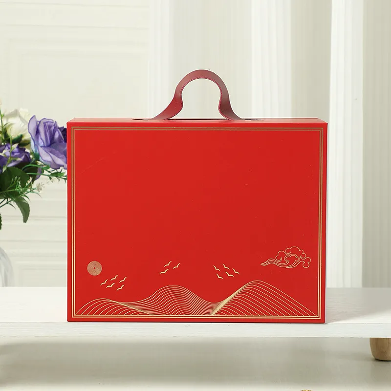 Customized Handmade Rigid Paperboard Jewelry Gift Box with Magnetic Closure Logo Design Embossing for High-end Valentine's Day