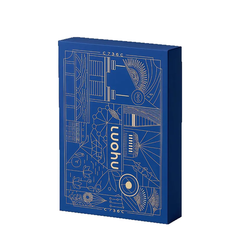 Customized Eco-friendly Book Shape Magnetic Box Cardboard Packaging Rigid Magnet Lid Closure Gift Box