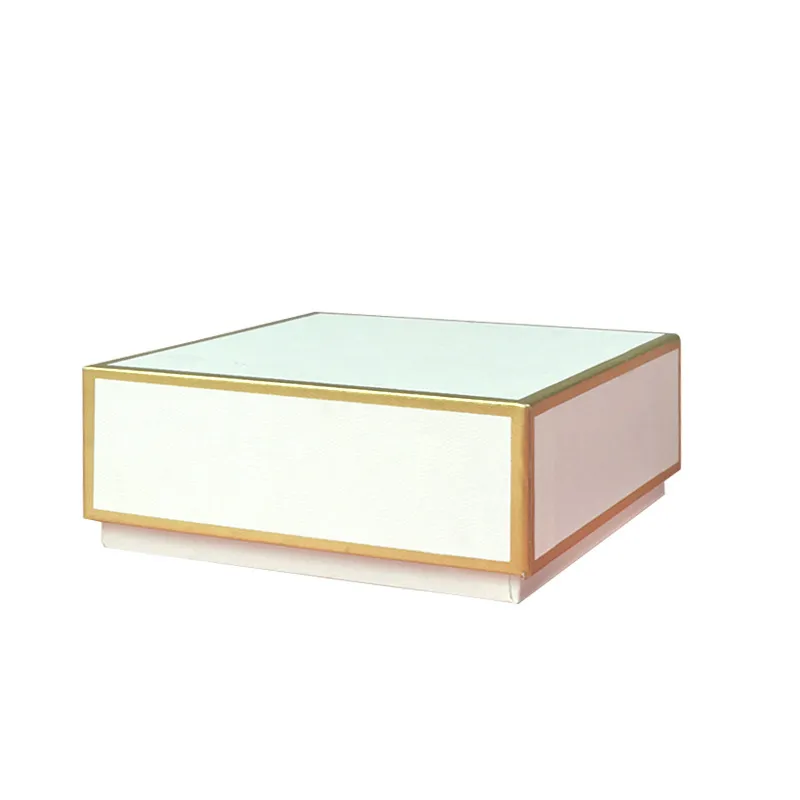 Custom Heaven Earth Cover Chocolate Gift Box White Coated Cardboard Sponge Lining Handmade Candle UV Printing Logo Paper Box