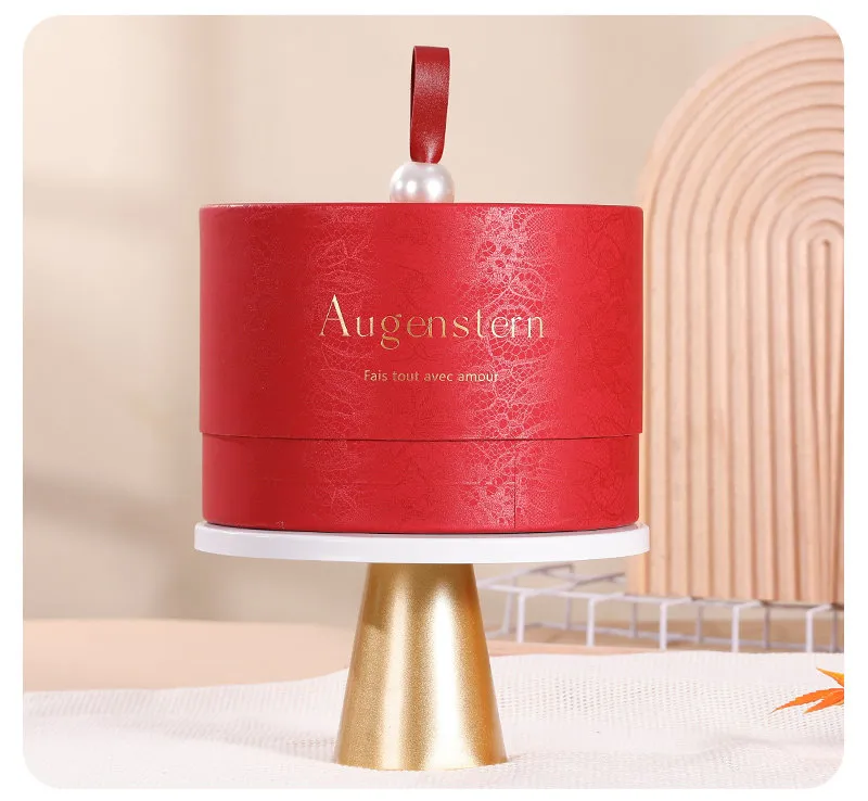 Factory Wholesale Premium Wedding Candy & Favor Boxes Creative Handheld Hug Buckets Embossing Recyclable Art Paper Rigid Boxes