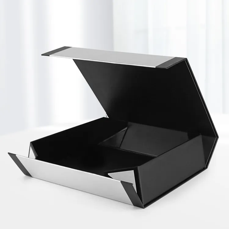Customized Luxury Perfume & Cosmetic Rigid Boxes Magnetic Closure Ribbon Handle UV Coating Embossing 2mm Paperboard Packaging
