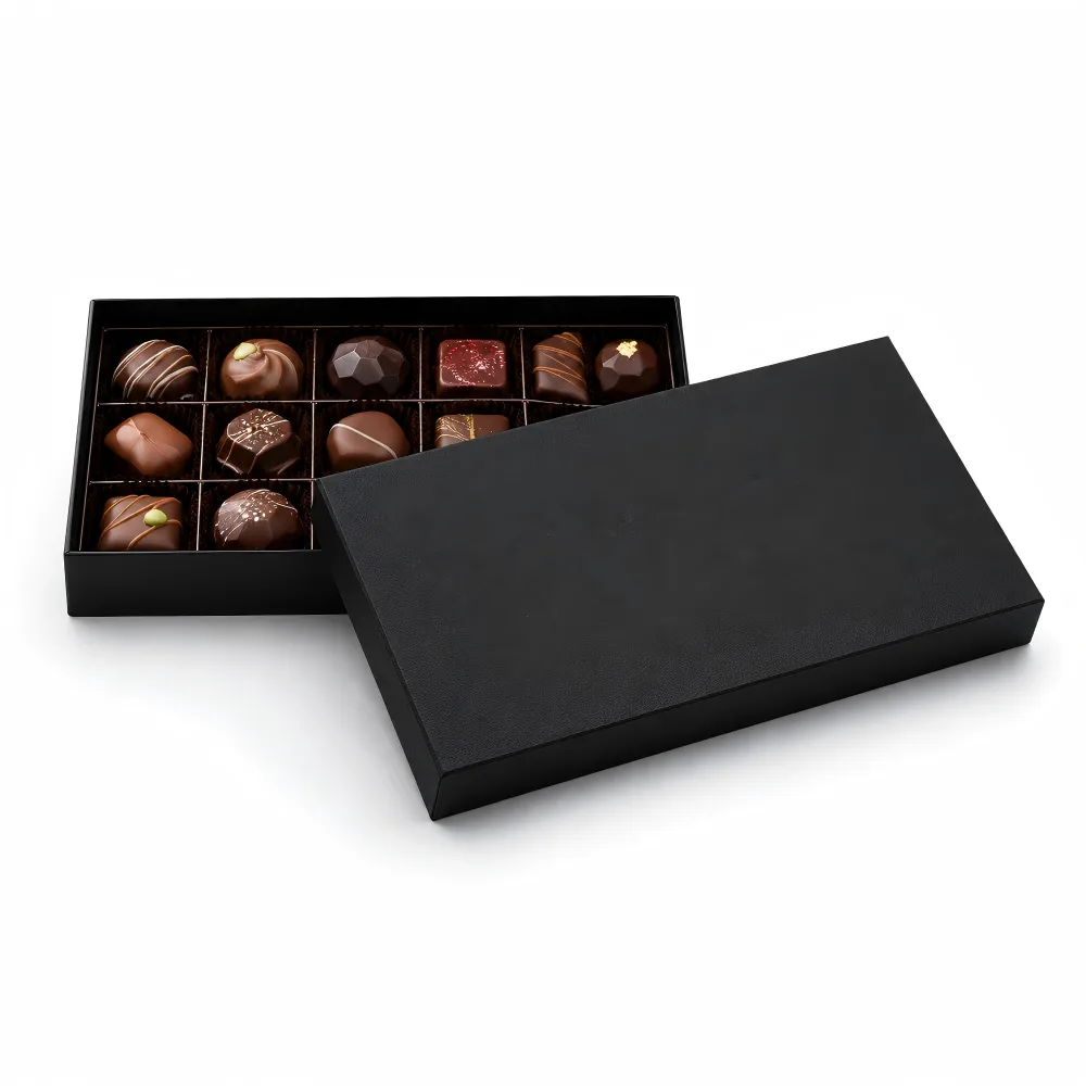 Wholesale Custom Logo Recyclable Luxury Rigid Cardboard Chocolate Gift Paper Box for Candy and Macaron Packaging