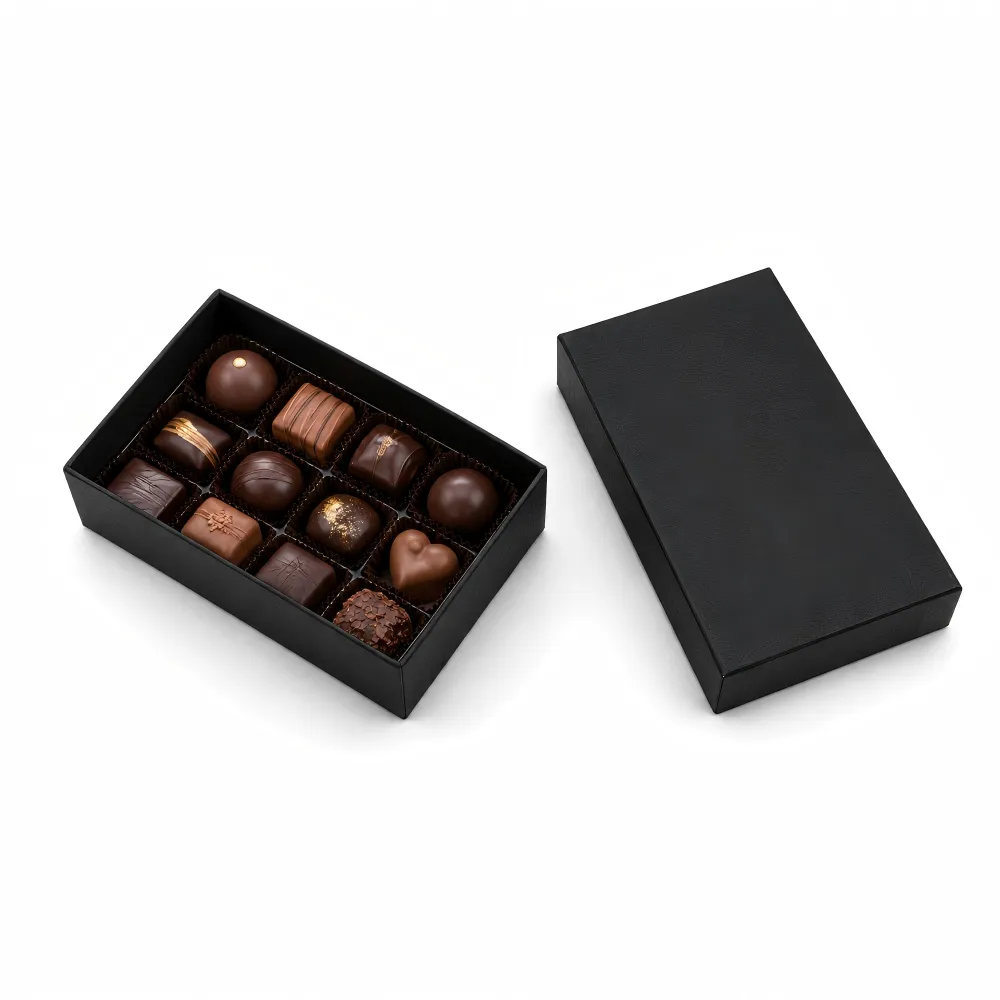 Wholesale Custom Logo Recyclable Luxury Rigid Cardboard Chocolate Gift Paper Box for Candy and Macaron Packaging