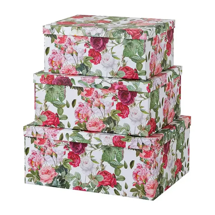 Customized Two Pieces Box Cardboard Hard Box Embossing or Debossing Gold Foil Stamping UV Coating Gift Packaging for Cosmetic