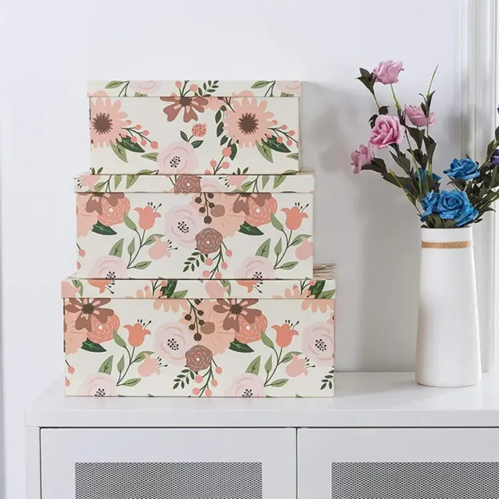 Customized Two Pieces Box Cardboard Hard Box Embossing or Debossing Gold Foil Stamping UV Coating Gift Packaging for Cosmetic