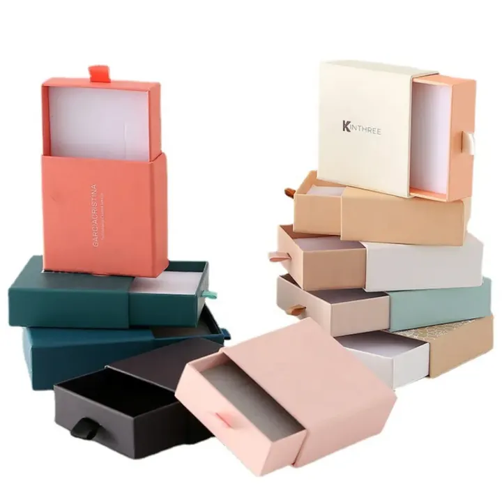 Customized High-end Jewelry Cardboard Hard Box with CMYK Color on Top and Bottom for Cosmetic Chocolate Watch Packaging Box