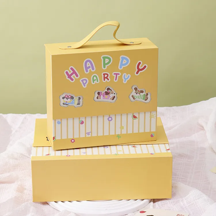 Customized Eco-Friendly Recycled Corrugated Cardboard Paper Tube Birthday Gift Box Magnetic Closure Sponge Gifting Packaging