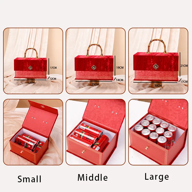 Luxury Matte Perfume Cosmetics Candle Wallet Packaging Premium Reusable Wooden Handle Leather Velvet Metal Buckle Rigid Gift Box