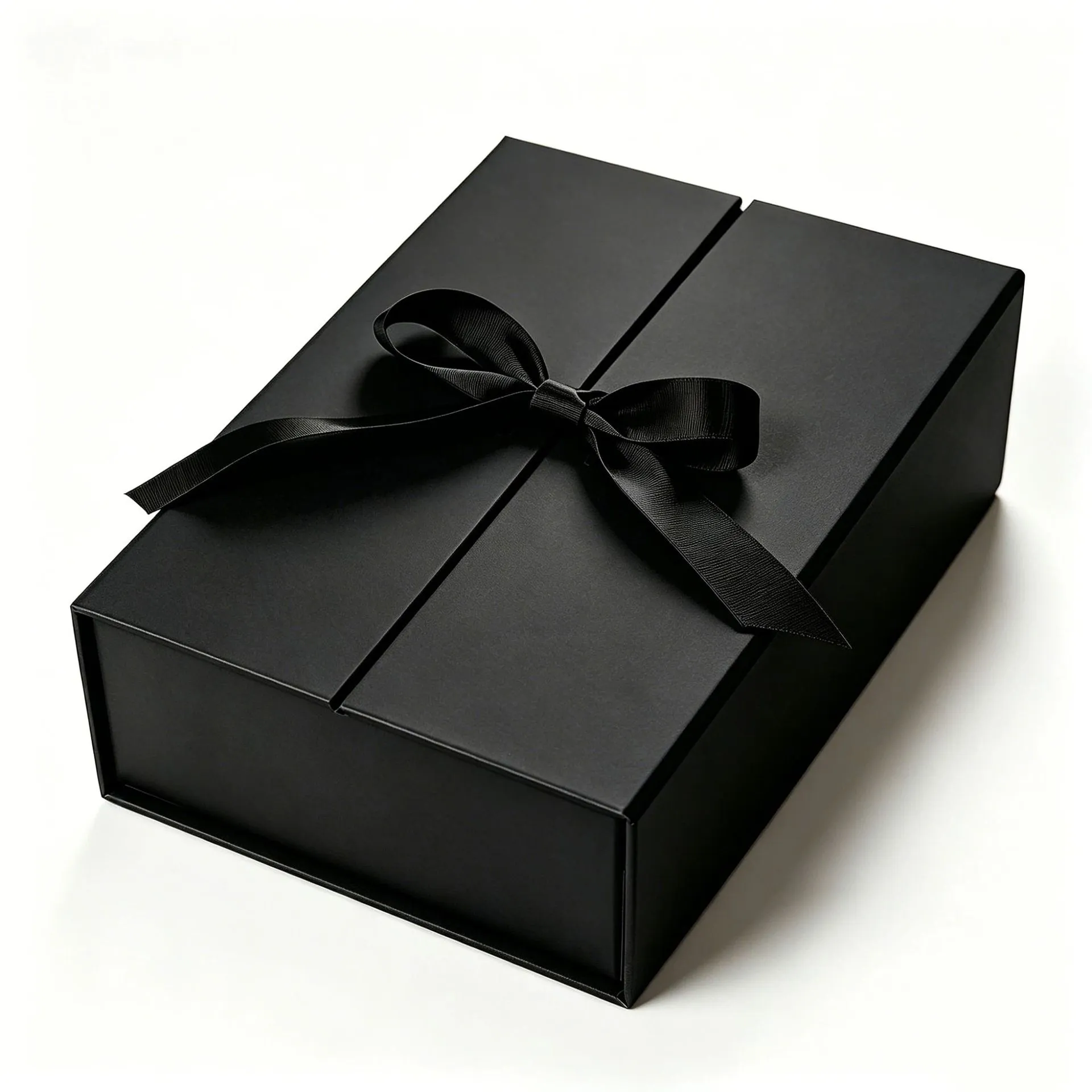 Luxury Pink Double Door Gift Box Ribbon Bow Custom Logo Rigid Cardboard Gatefold Opening Magnetic Recycled Materials Candle