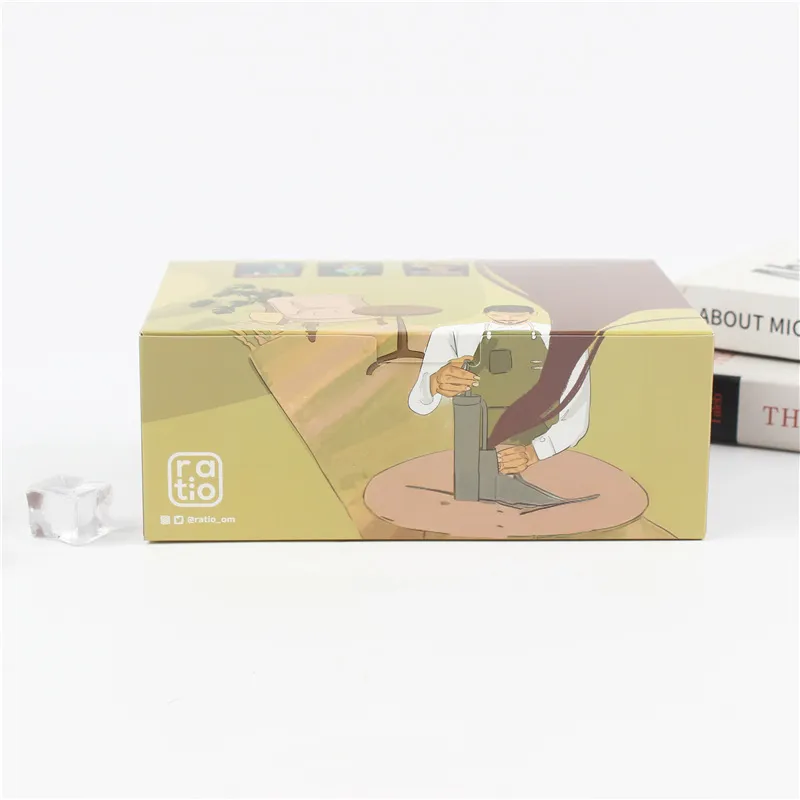 Wholesale Custom Luxury Eco-Friendly Recycled Materials 2mm Rigid Cardboard Boxes Gold Foil Embossing Sponge Lining Gift